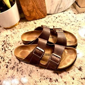 Birkenstock Arizona Leather Sandals - 39